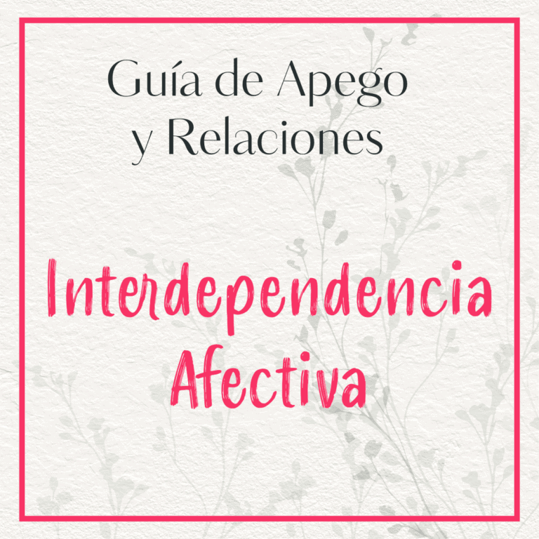Interdependencia Afectiva
