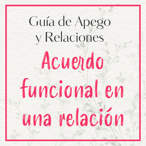 acuerdo funcional en una relacion